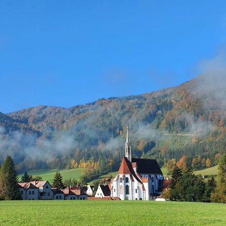Ferienwohnung Bergspass Gaming Exterior foto