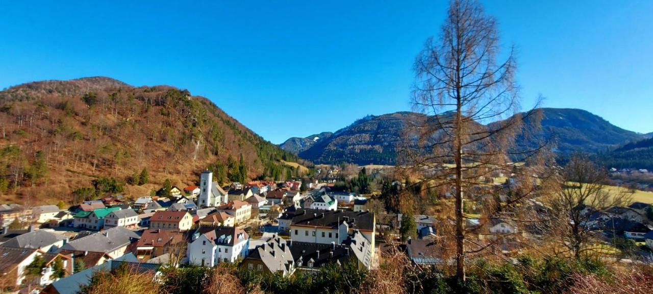 Ferienwohnung Bergspass Gaming Exterior foto